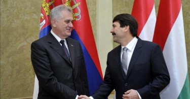Tomislav Nikolic és Áder János