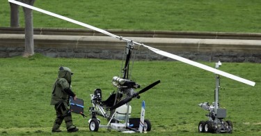 Girokopter szállt le a kongresszushoz