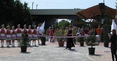 Balatonfenyves sétáló utca avatás