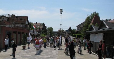 Balatonfenyves sétáló utca avatás