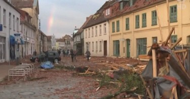 Tornádó csapott le Németországban