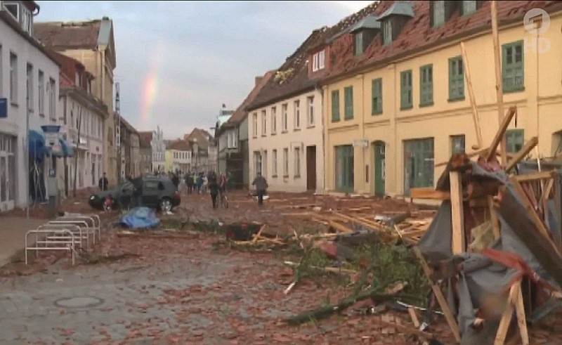 Tornádó csapott le Németországban