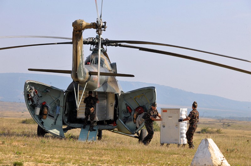 Katonai gyakorlat a Bakonyban